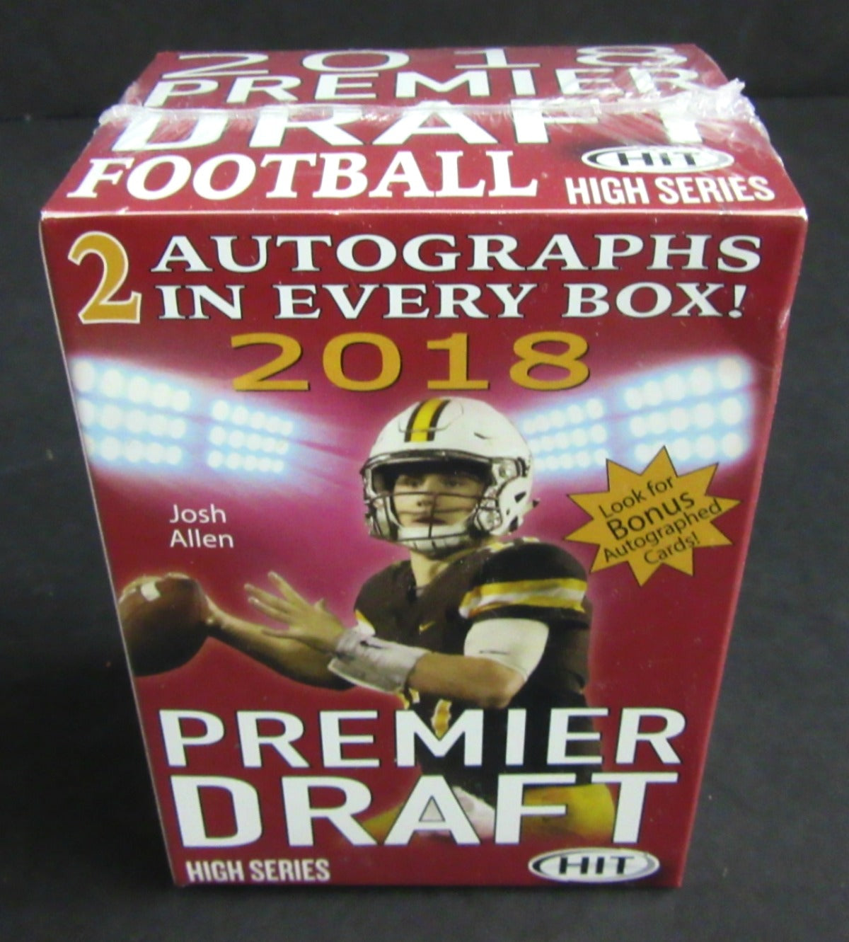 2018 Sage Hit Football High Series Blaster Box (14/ plus 2 autographs)