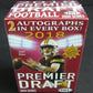 2018 Sage Hit Football High Series Blaster Box (14/ plus 2 autographs)