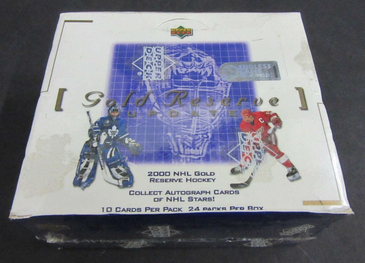 1999/00 Upper Deck Gold Reserve Hockey Update Box