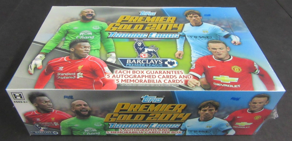2014 Topps Premier Gold Barclays League Soccer Box (Hobby)