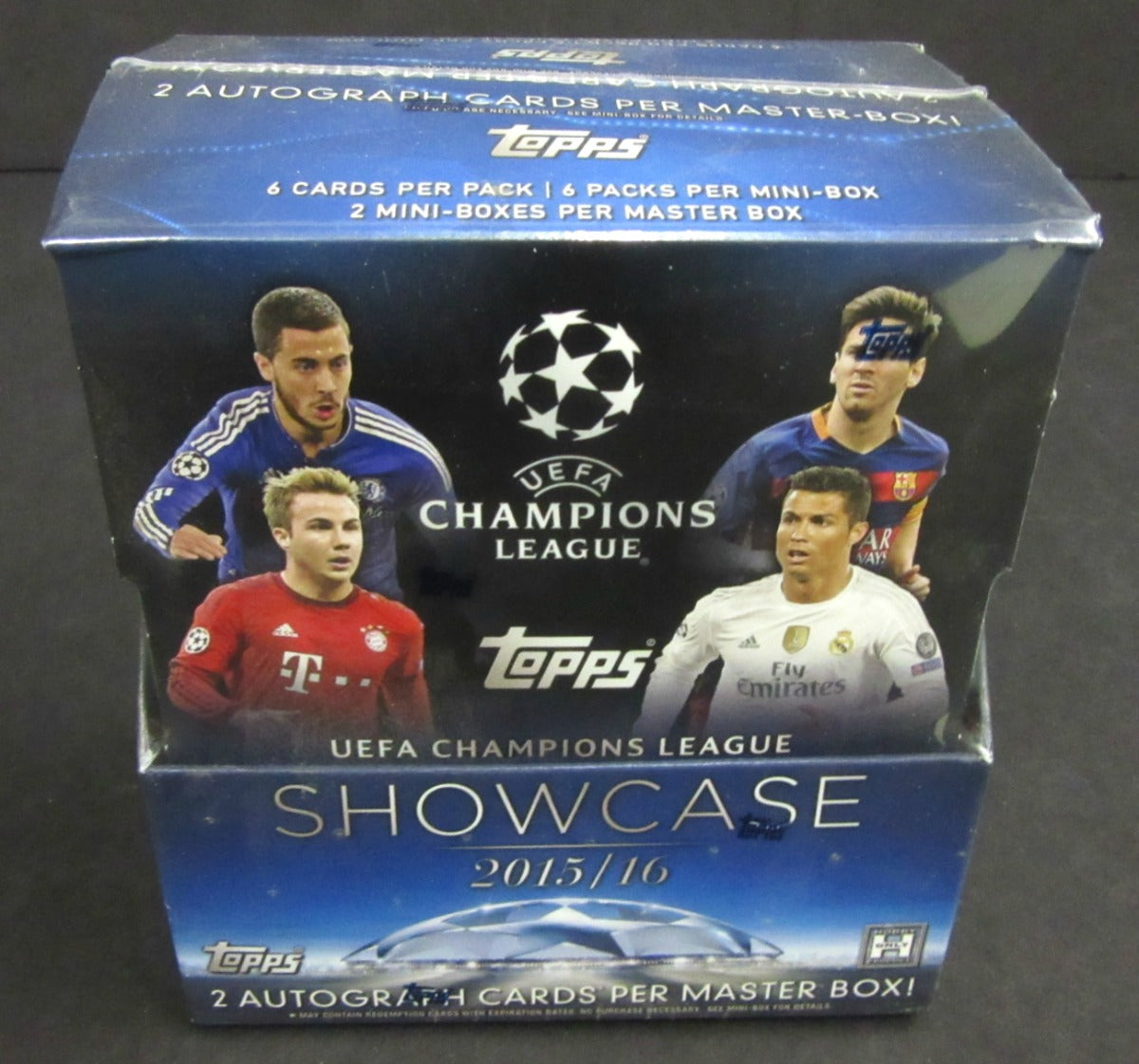 2015 2015/16 Topps Showcase UEFA Champions League Soccer Box (Hobby)