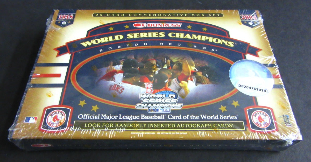 2004 Donruss Baseball Boston Red Sox World Series Champions Factory Set