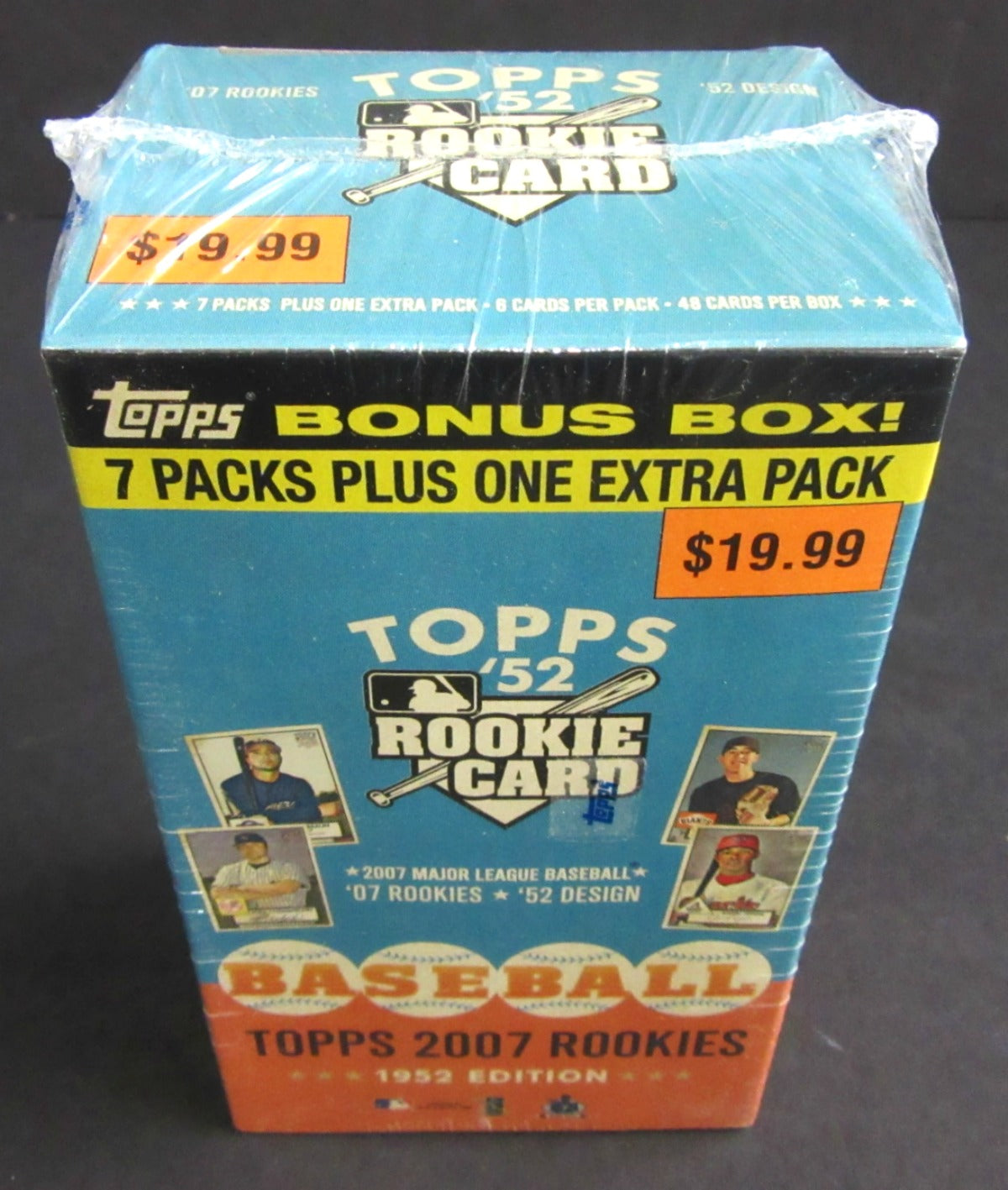 2007 Topps 1952 Style Rookies Baseball Blaster Box (8/6)