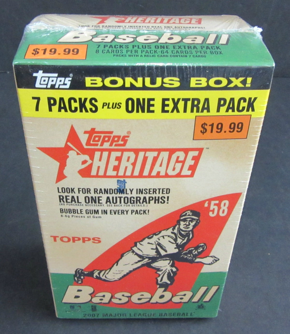 2007 Topps Heritage Baseball Blaster Box (8/8)