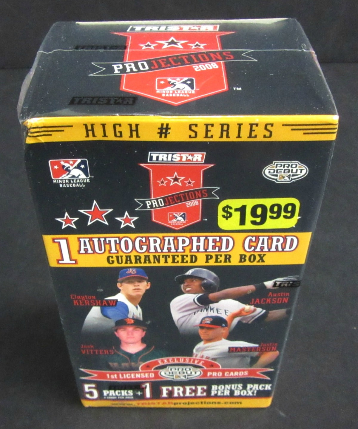 2008 TriStar ProJections Baseball High # Blaster Box (6/8)