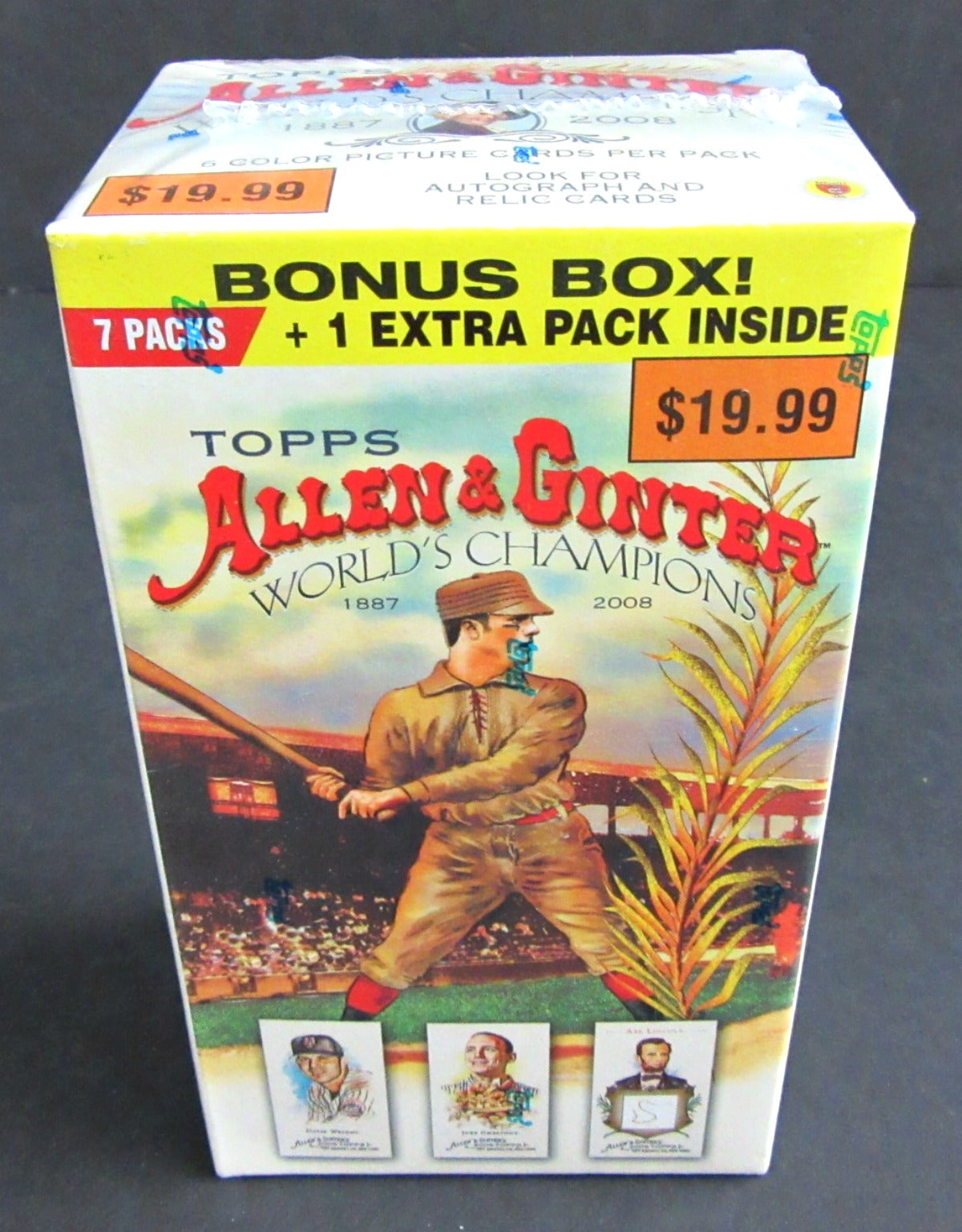 2008 Topps Allen & Ginter Baseball Blaster Box (8/6)