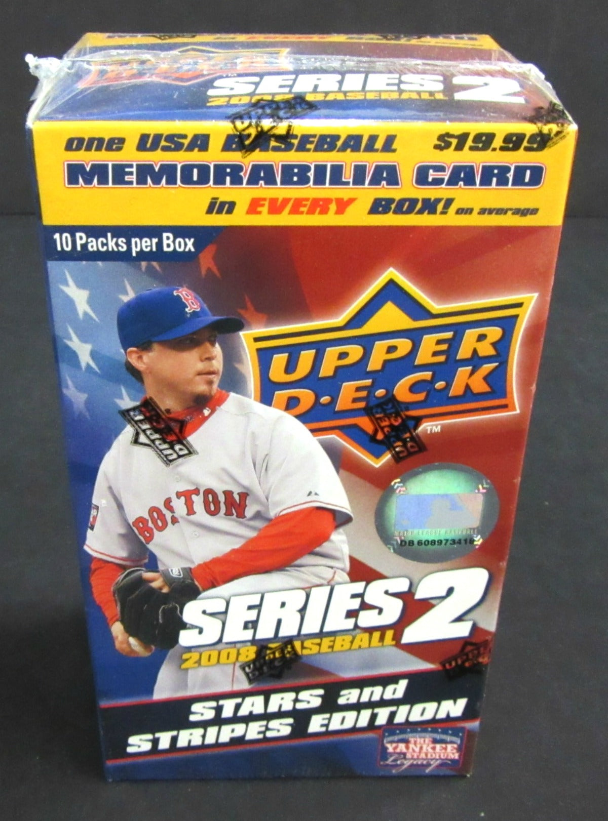 2008 Upper Deck Baseball Series 2 Blaster Box (10/ plus Memorabilia)