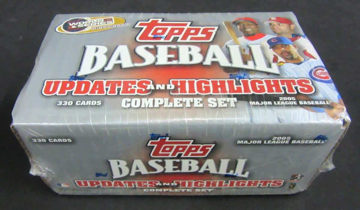 2005 Topps Baseball Updates and Highlights Factory Set (Retail)