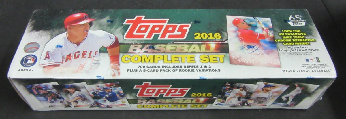 2016 Topps Baseball Factory Set (Trout Chrome Refractor))