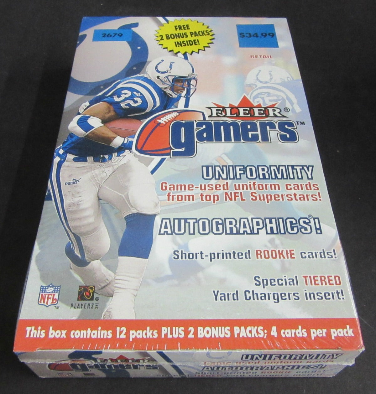 2000 Fleer Gamers Football Blaster Box (14/4)