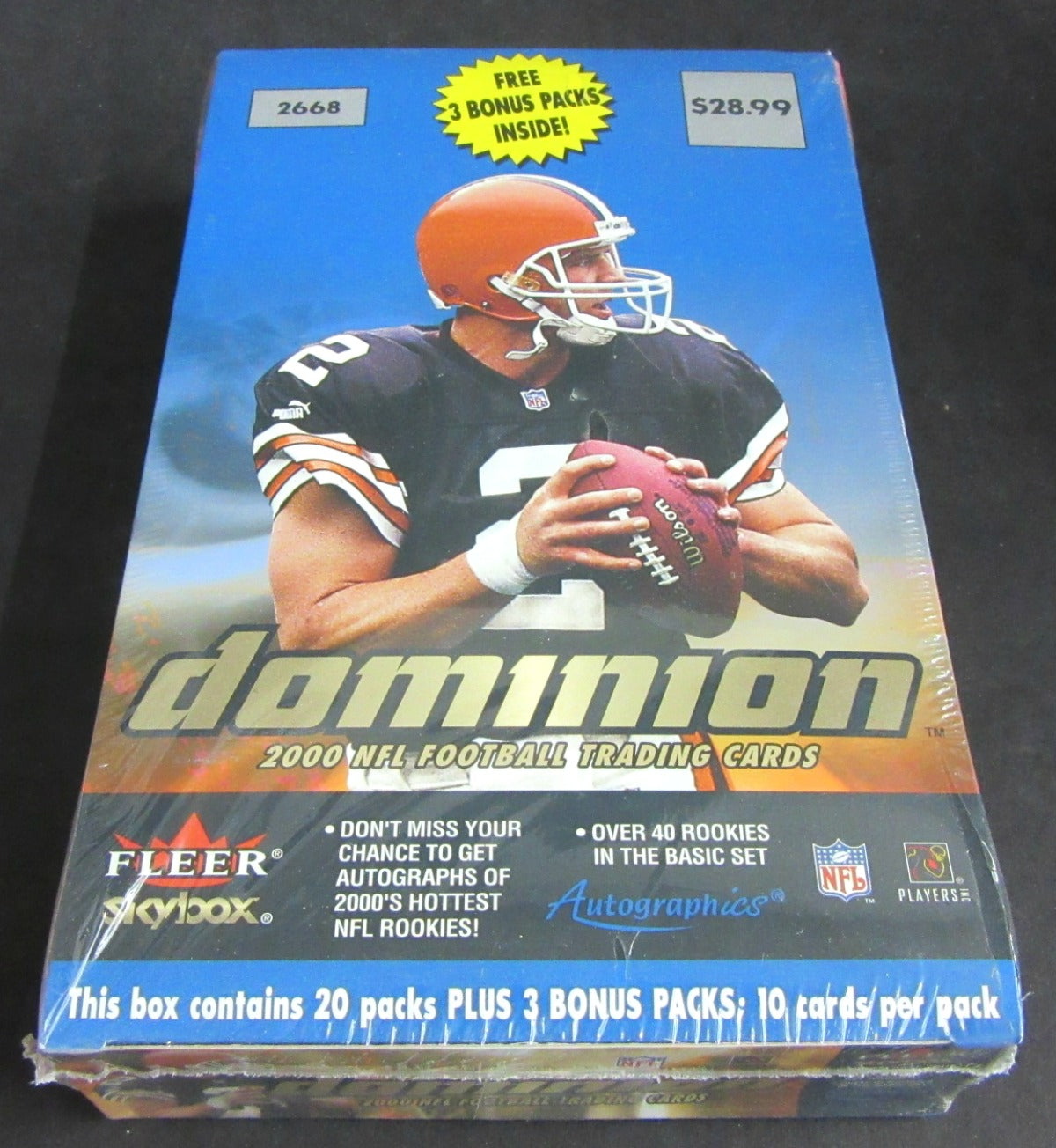 2000 Skybox Dominion Football Blaster Box (23/10)