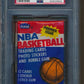 1986 1986/87 Fleer Basketball Unopened Wax Pack PSA 8 Jordan Top