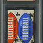 1957 Topps Football Unopened 1 Cent Wax Pack PSA 8 w/ Hirsch