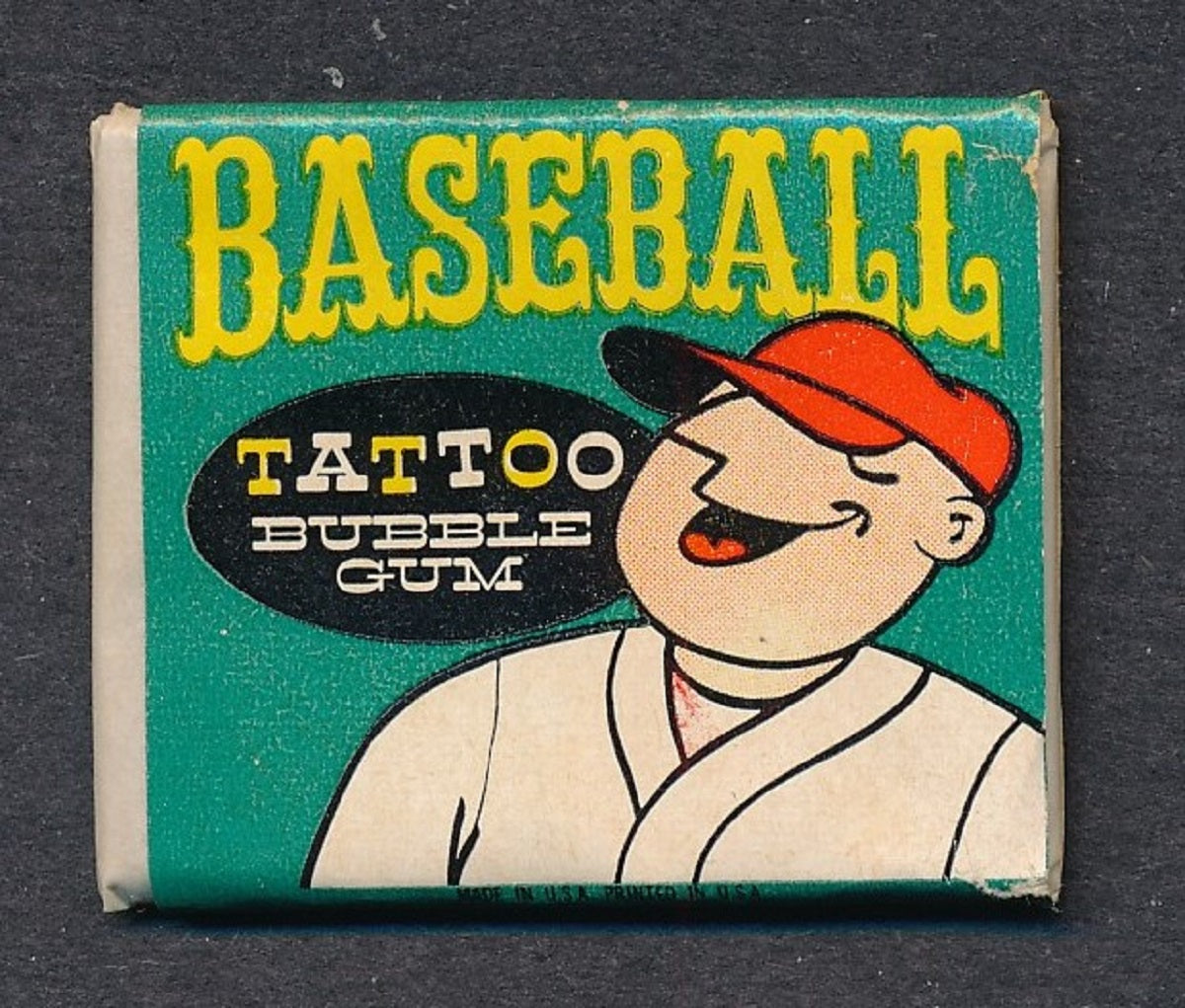 1960 OPC O-Pee-Chee Baseball Tattoos Unopened Pack w/ Moon