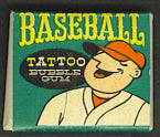 1960 Baseball Tattoos Unopened 1 Cent Pack