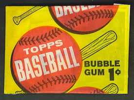 1963 Topps Baseball Unopened 1 Cent Wax Pack