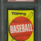 1963 Topps Baseball Unopened Wax Pack PSA 6