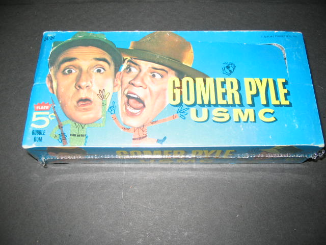 1965 Fleer Gomer Plye USMC Unopened Wax Box (All packs GAI)