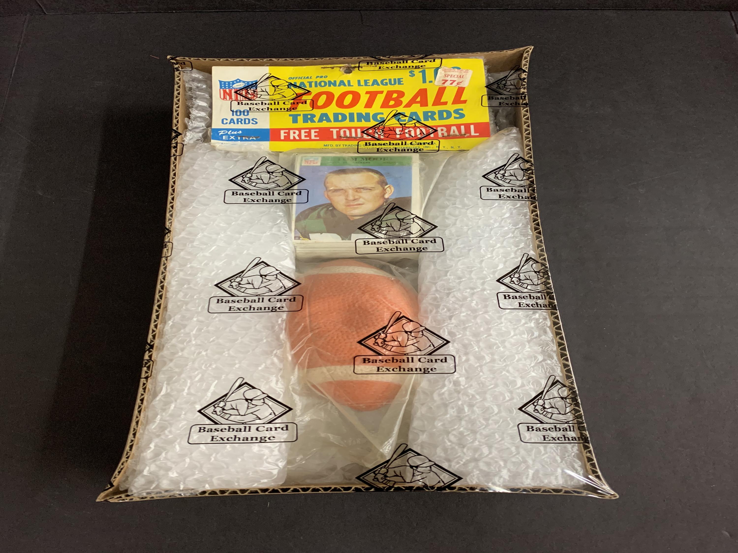 1966 Philadelphia Football Grocery Rack Pack (100 Cards) (BBCE)