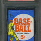 1969 Topps Baseball Unopened 6th Series Wax Pack PSA 8
