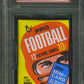 1969 Topps Football Unopened Series 2 Wax Pack PSA 8