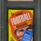 1969 Topps Football Unopened 2nd Series Wax Pack PSA 9