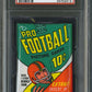 1970 Topps Football Unopened Wax Pack PSA 8