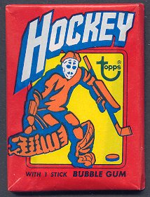 1972/73 Topps Hockey Unopened Wax Pack