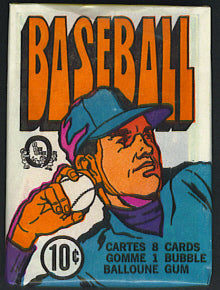 1972 OPC O-Pee-Chee Baseball Unopened Series 1 Wax Pack