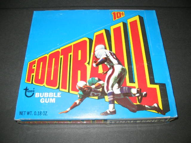 1972 Topps Football Unopened Series 3 Wax Box (Authenticate)