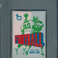 1972 Topps Football Unopened Series 1 Wax Pack PSA 8