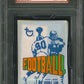 1972 Topps Football Unopened Series 1 Wax Pack PSA 8