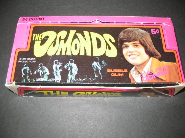 1973 Donruss The Osmonds Unopened Wax Box