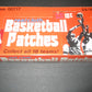 1974 Fleer Basketball Team Stickers Unopened Wax Box