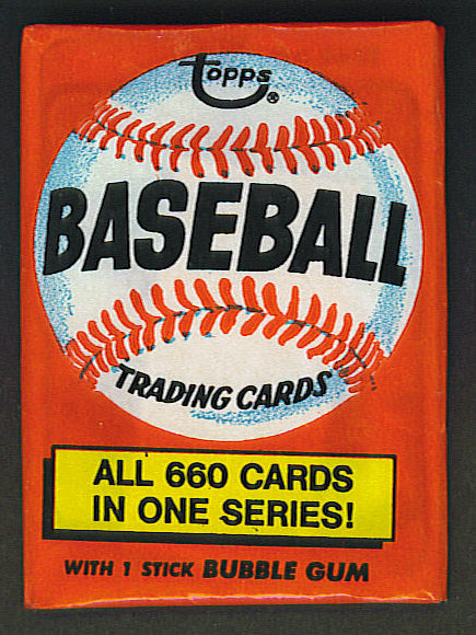 1974 Topps Baseball Unopened (2 Card) Wax Pack