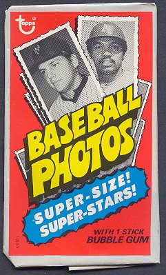 1974 Topps Baseball Unopened Deckle Edge Wax Pack (w/o gum)