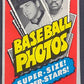 1974 Topps Baseball Unopened Deckle Edge Wax Pack (w/o gum)