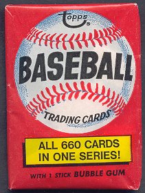 1974 Topps Baseball Unopened (15 Cent) Wax Pack