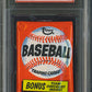 1974 Topps Baseball Unopened Wax Pack PSA 8