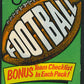 1974 Topps Football Unopened Wax Pack