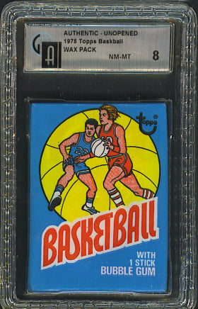 1975/76 Topps Basketball Unopened Wax Pack