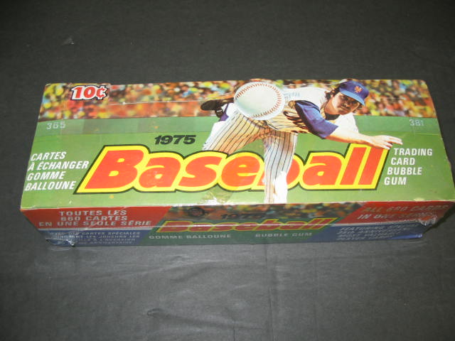 1975 OPC O-Pee-Chee Baseball Unopened Wax Box
