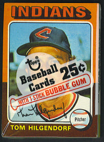 1975 Topps Baseball Unopened Cello Pack