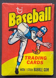 1975 Topps Mini Baseball Unopened (3 Card) Wax Pack