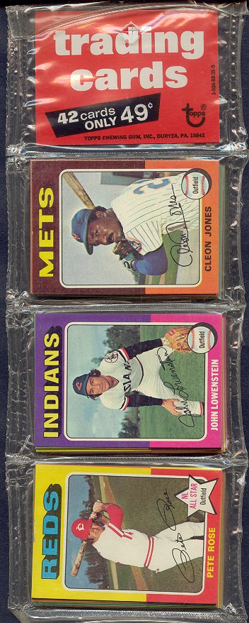 1975 Topps Baseball Unopened Rack Pack (Authenticate)