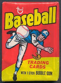 1975 Topps Baseball Unopened Wax Pack