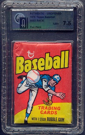 1975 Topps Baseball Unopened Wax Pack