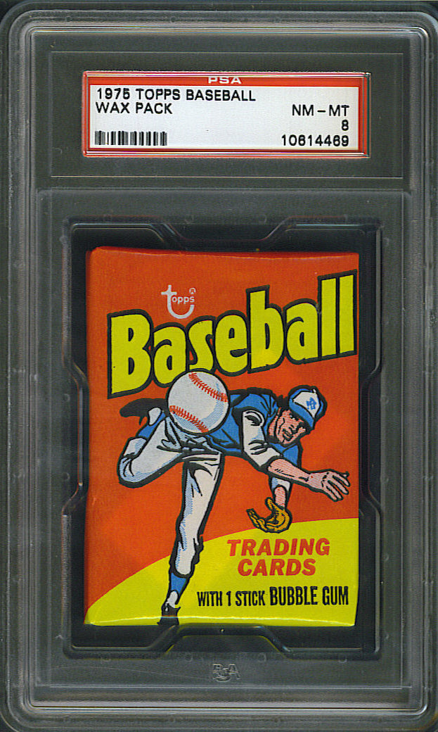 1975 Topps Baseball Unopened Wax Pack