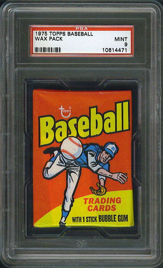 1975 Topps Baseball Unopened Wax Pack