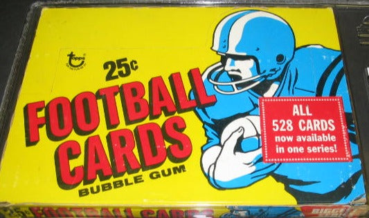 1975 Topps Football Unopened Cello Box